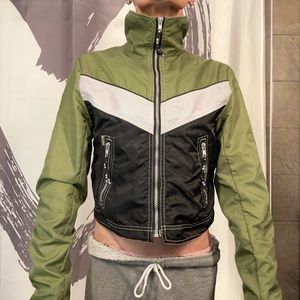 90s vintage GX know who you are cropped jacket.